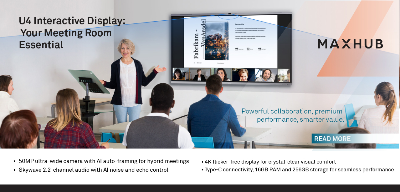 MAXHUB U4 Interactive display: Your Meeting Room Essential