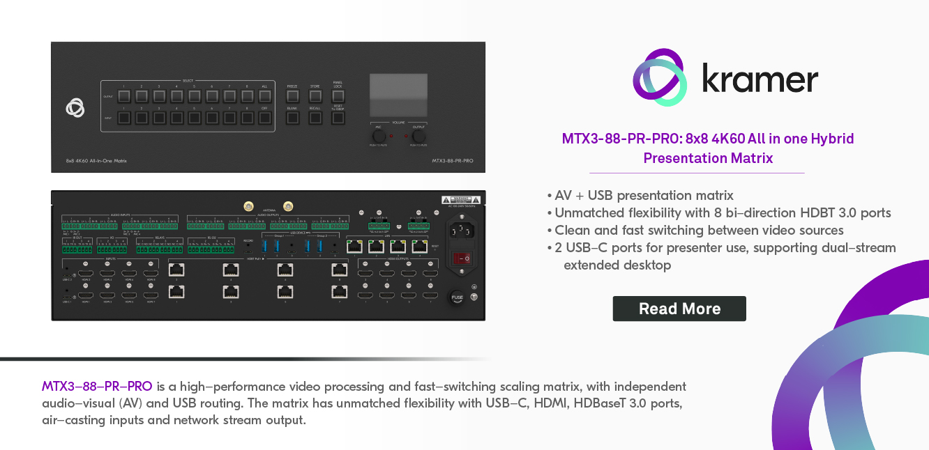 MTX3-88-PR-PRO: 8x8 4K60 All in one Hybrid Presentation Matrix G1-100.jpg