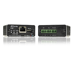 FC-102Net   2–Channel Dante Decoder & PoE Acceptor