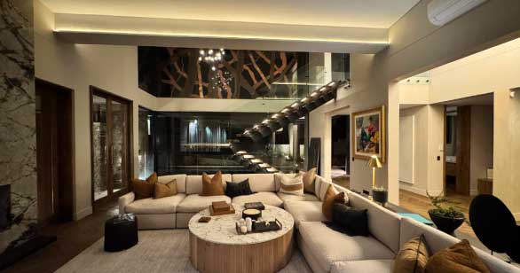 Villa Thandawena, South Africa: Precision Lighting Control with Helvar
