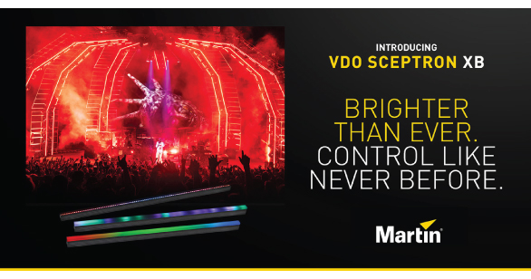 Martin Professional Introduces VDO Sceptron XB