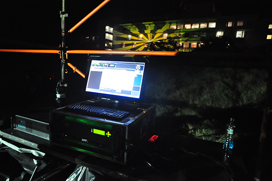 TECHRIG & ELECTROSONIC SA COLLABORATE ON VIDEO MAPPING AT NAF